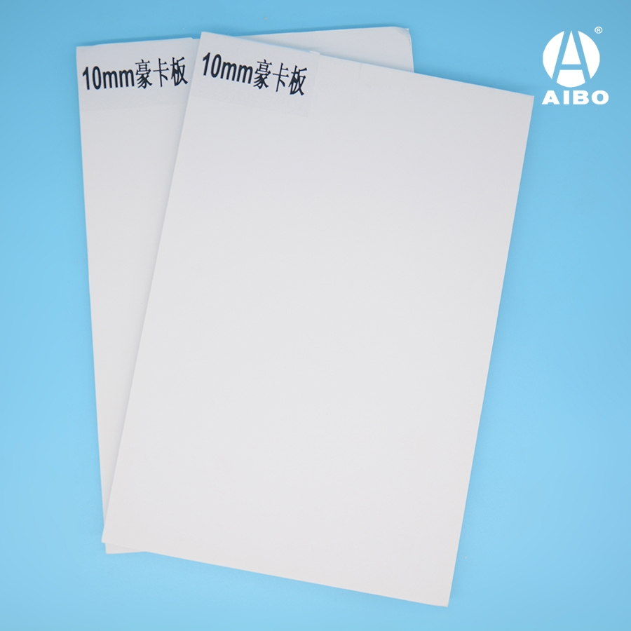 AIBO 10mm White Polystyrene Foam Sheet (KT Board) with Card Paper Facers 1220*2440mm
