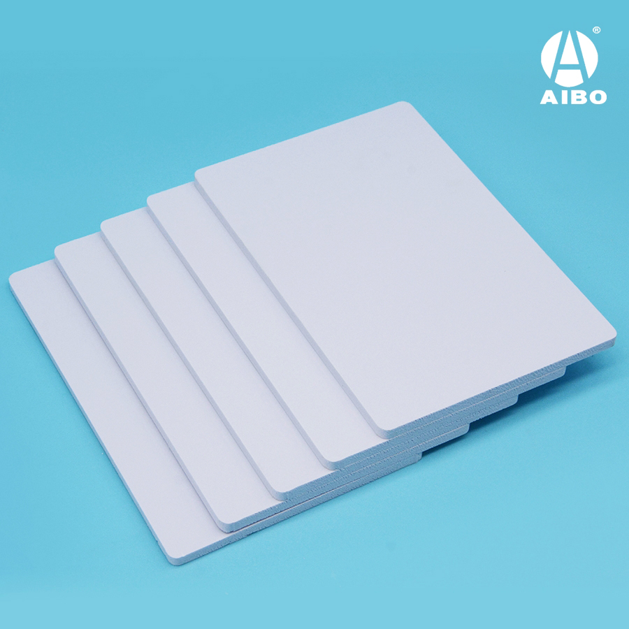 AIBO 8mm Expanded PVC Foam Board With Bright White  Rigid  Surface for European Market