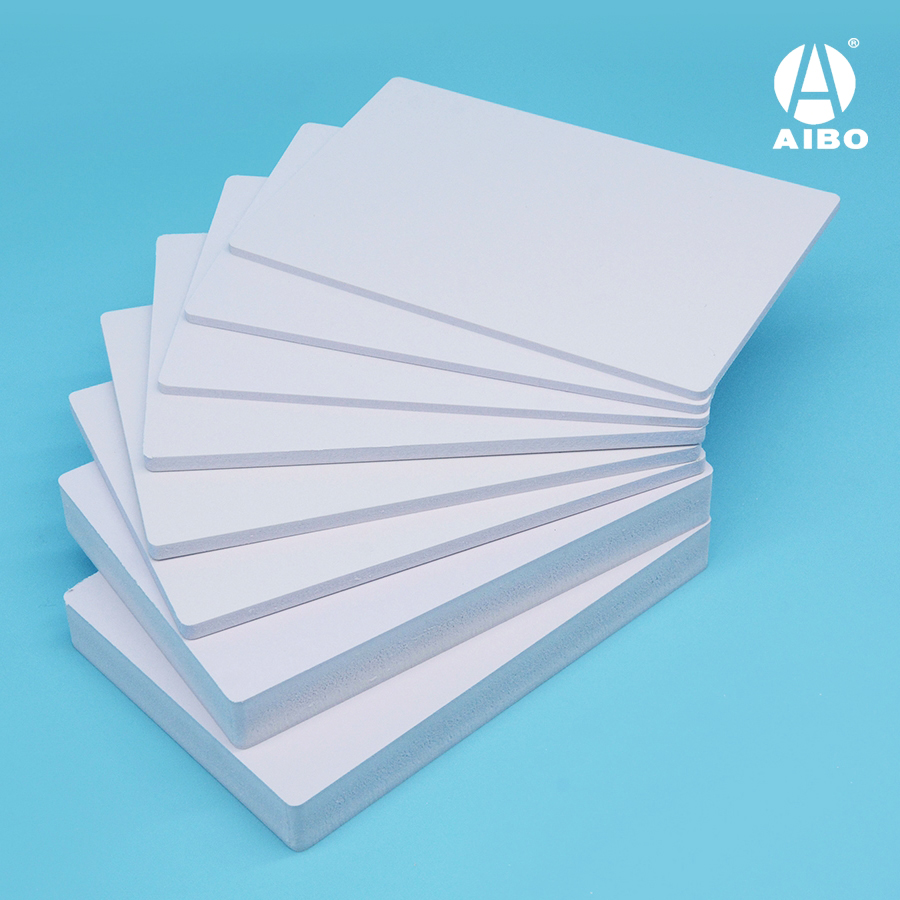 AIBO Brand 15mm White Co-extruded PVC Sheet for Partition and Exhibition Stands