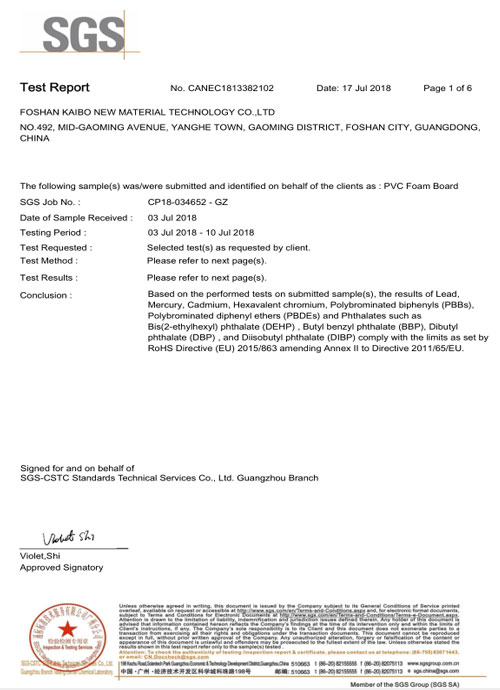 PVC Foam Board PVC Foam Board