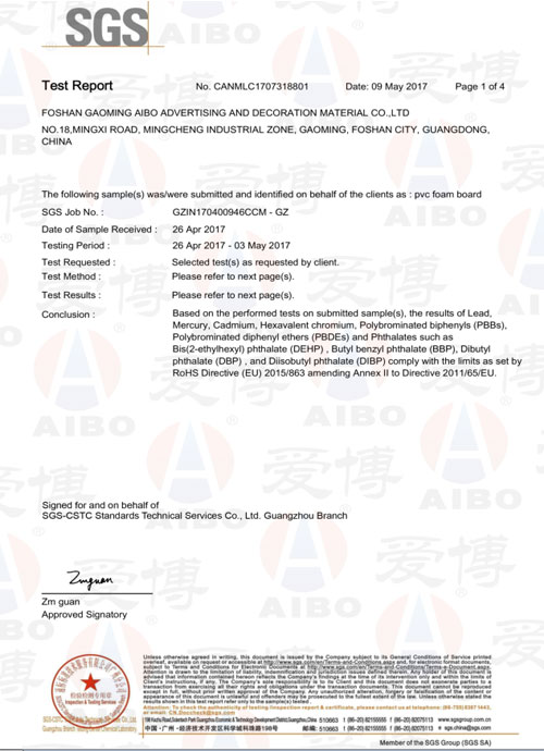 PVC Foam Board PVC Foam Board