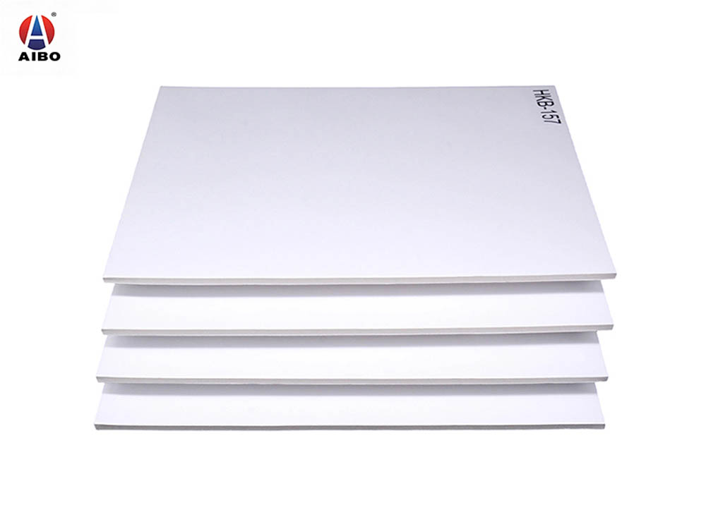 AIBO 10mm 157g/sm Paper Faced KT Board Hoka Board PS Foam Core Paper Surface Board for Display Stand, Signboard, Photo Mounting