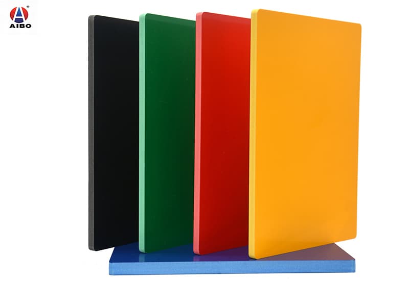 AIBO PVC Foam Board 5mm Colorful PVC Celuka Foam Sheet Closed Cell PVC Foam for Props&Signs Custom Cutting Service