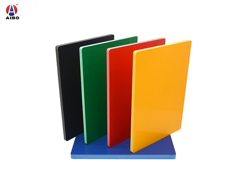 AIBO 5mm Double-Sided Gloss Colored PVC Fire Resistant Waterproof Celuka Foam Board Cutting No Painting Required for 3D Letter Signs Art