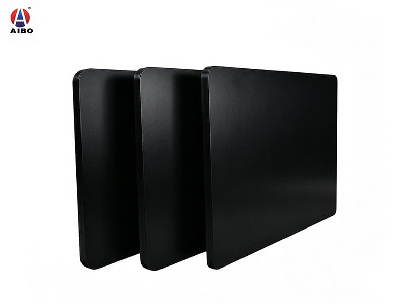 AIBO Black PVC Foam Board Color Foam Sheet 1220x2440mm 3-14mm Fireproof for Advertisement Props & Signs Interior Decoration