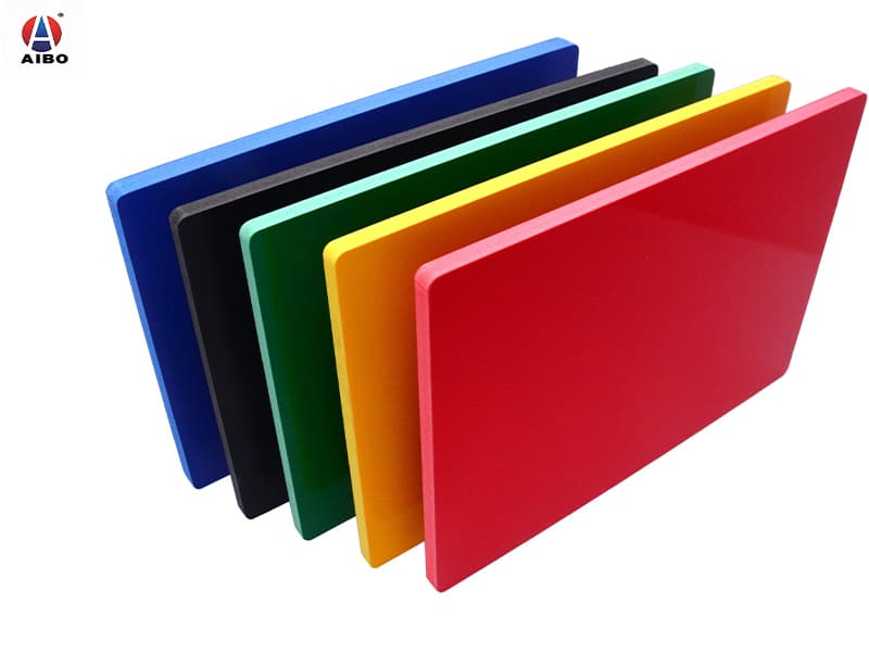 AIBO 13mm Single-Sided Gloss Color PVC Foam Board PVC Foam Sheet Eco-Friendly for Advertising/Engraving/Cultural Shaping