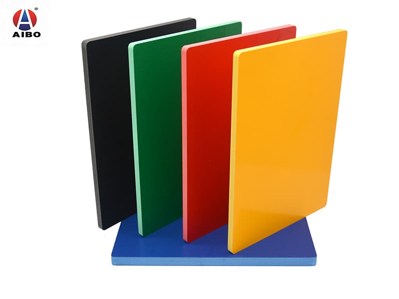 AIBO 16mm Single-Sided Gloss PVC Foam Board Full Color Forex Sheet Waterproof for Laser Cutting CNC Craft Advertising Signage