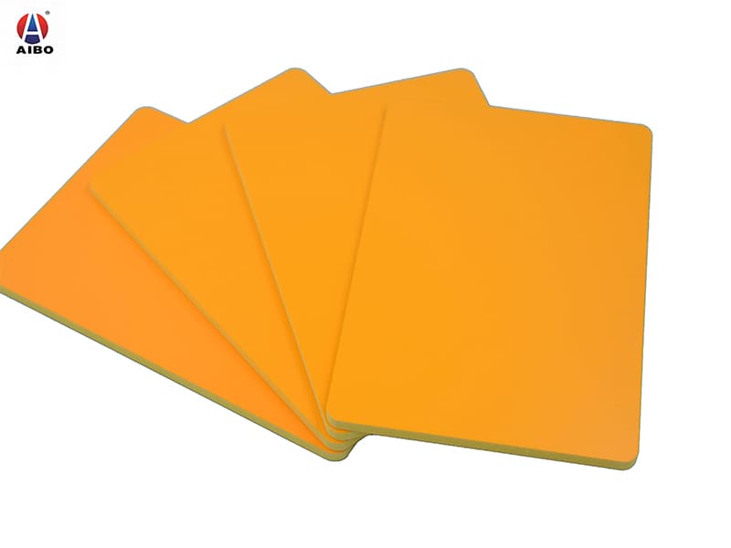 AIBO Yellow 8mm Colored PVC Celuka Foam Board No Painting Required for 3D Letter Sign and Art Craft