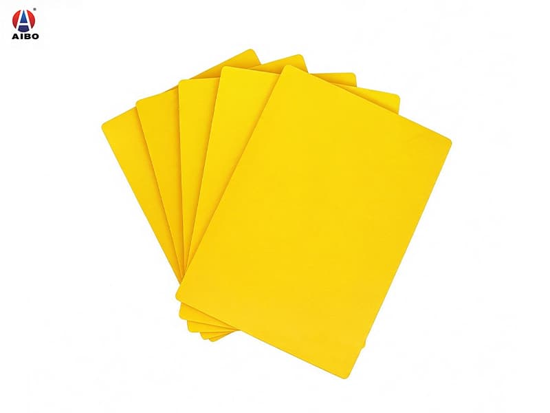AIBO 5mm Yellow Celuka PVC Foam Board No Painting Required for 3D Letter Sign & Art Craft