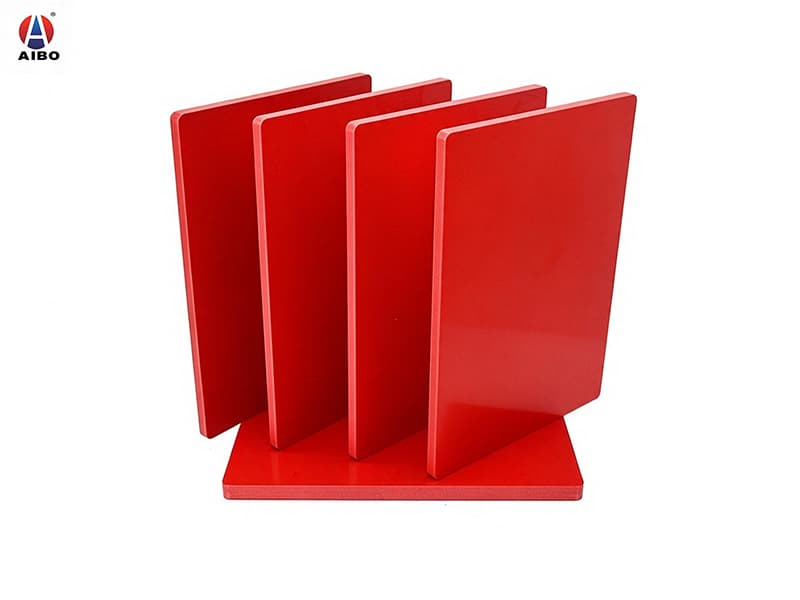 AIBO Red PVC Foam Board High Density PVC Foam Sheet Lightweight Eco-friendly for DIY Craft Model Making
