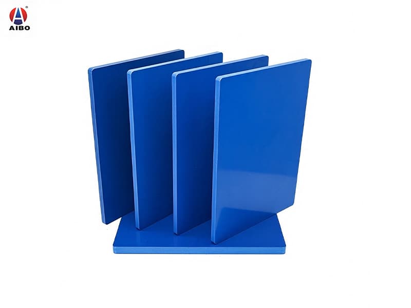 AIBO 5mm Blue High quality colored PVC Foam Board Sintra Board for Sign