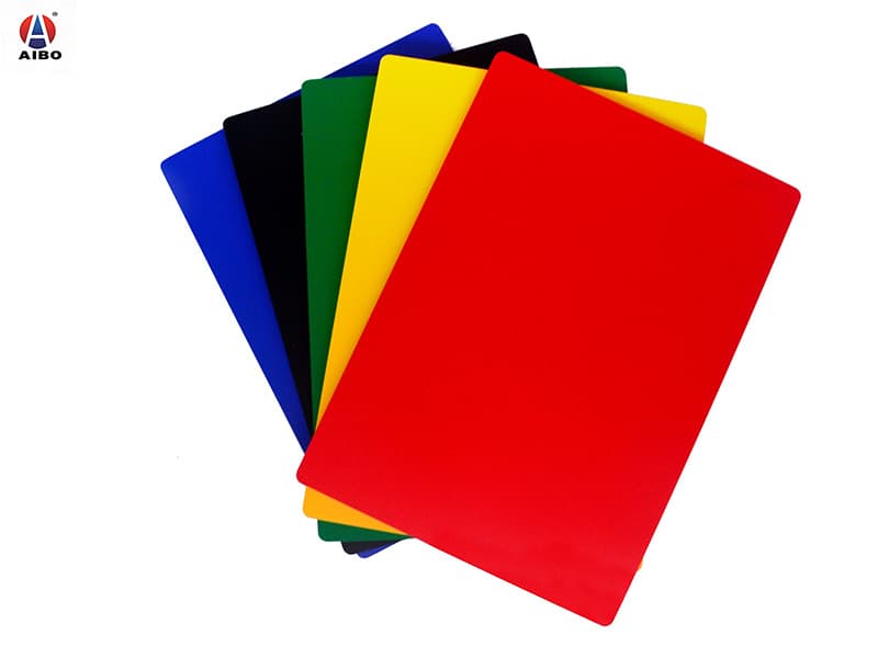 AIBO 5mm Single-Sided Gloss Thin Color PVC Foam Board Laser Cuttable Plastic Sheet for Kindergarten Art Decoration