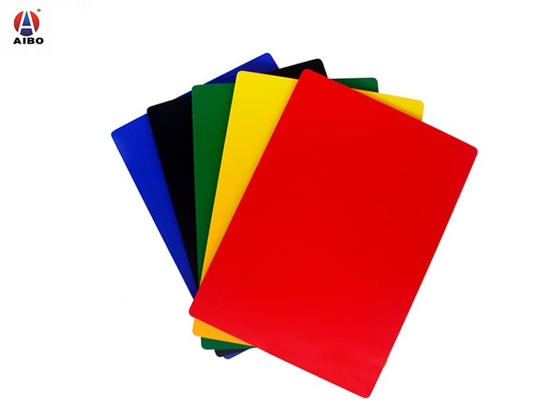 AIBO Red 4X8ft PVC Foam Board for Kitchen Bathroom Cabinet Furniture Door Skin Frame