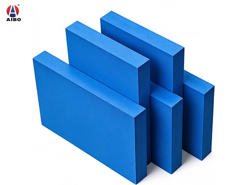 AIBO Blue Waterproof Plastic PVC Celuka Foam Board Kitchen Cabinet Furniture Board