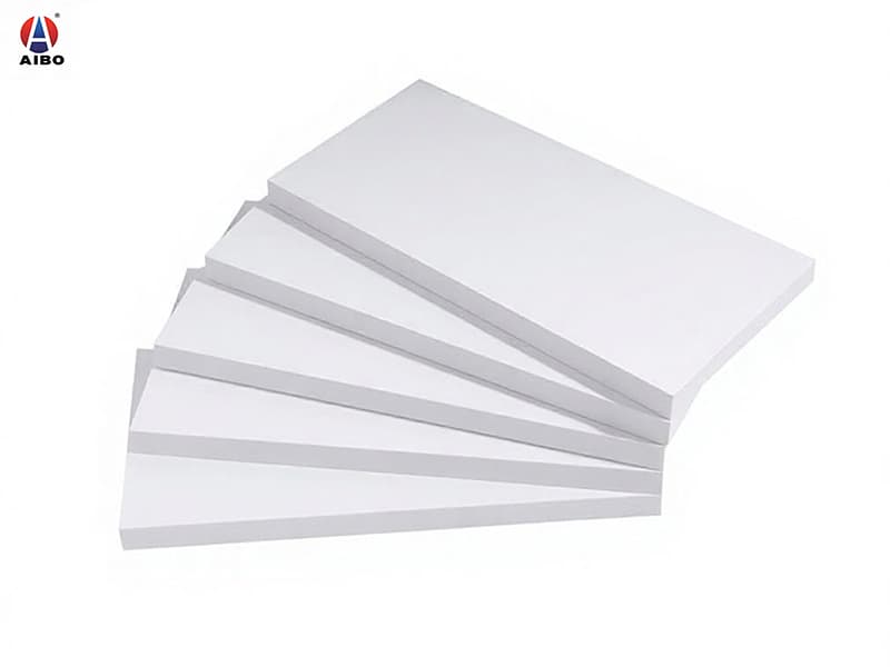 AIBO 4x8ft Recycled PVC Foam Board Sheets Waterproof Fire Resistant with Cutting Service for Craft Ceiling Kitchen Cabinets