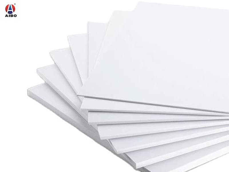 AIBO Co-extruded PVC Foam Board Fire Resistant Waterproof Foam Sheet Cutting for Exterior/Interior Decoration